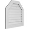 Ekena Millwork Octagonal Top Surface Mount PVC Gable Vent: Functional, w/ 3-1/2"W x 1"P Standard Frame, 30"W x 30"H GVPOT30X3001SF - alternate 3